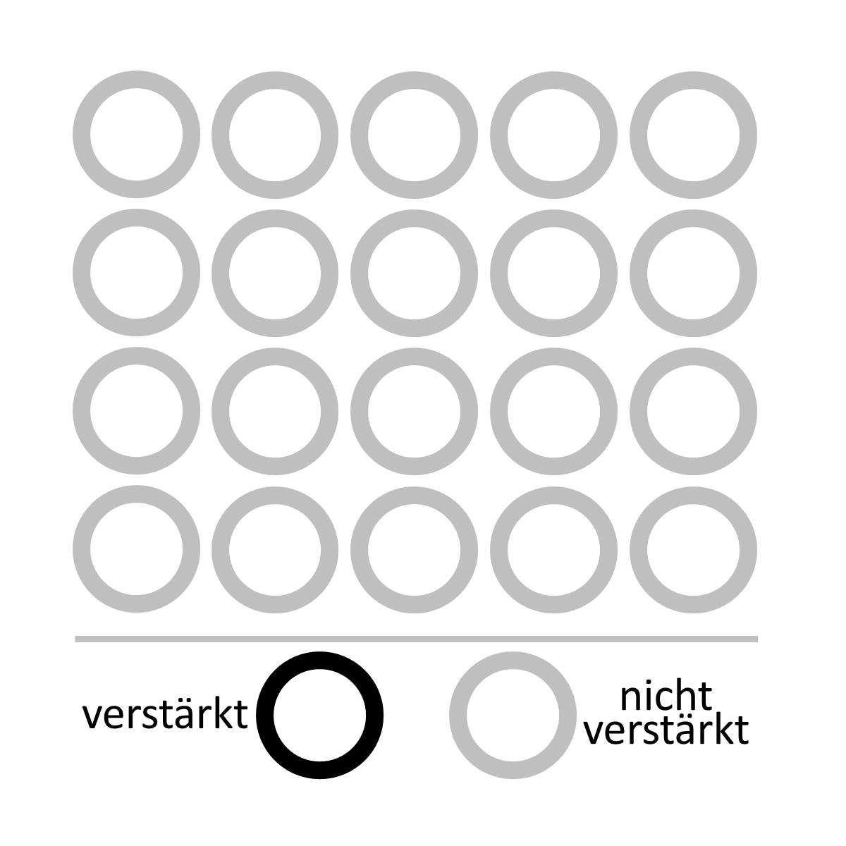 Zylinder-Federkern nach Maß, ohne Verstärkung