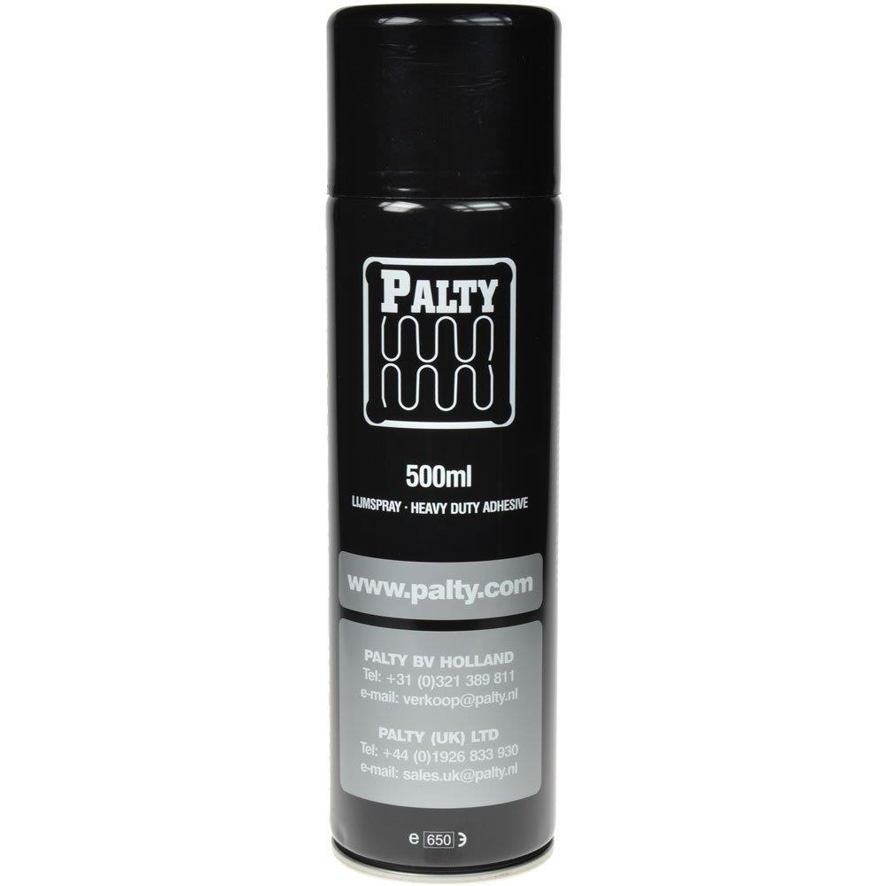 Palty Sprühkleber Heavy-Duty, Dose 500 ml, verstellbare Düse, Polsterkleber, UV 12 Stück