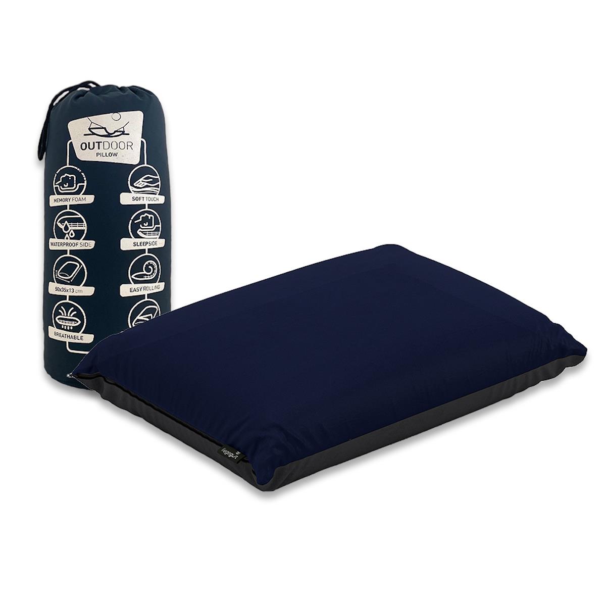 Reisekissen 35x50cm (gerollt 15x30cm) mit Tasche, 1.100g, VE 1 Stück, UV Stück 6