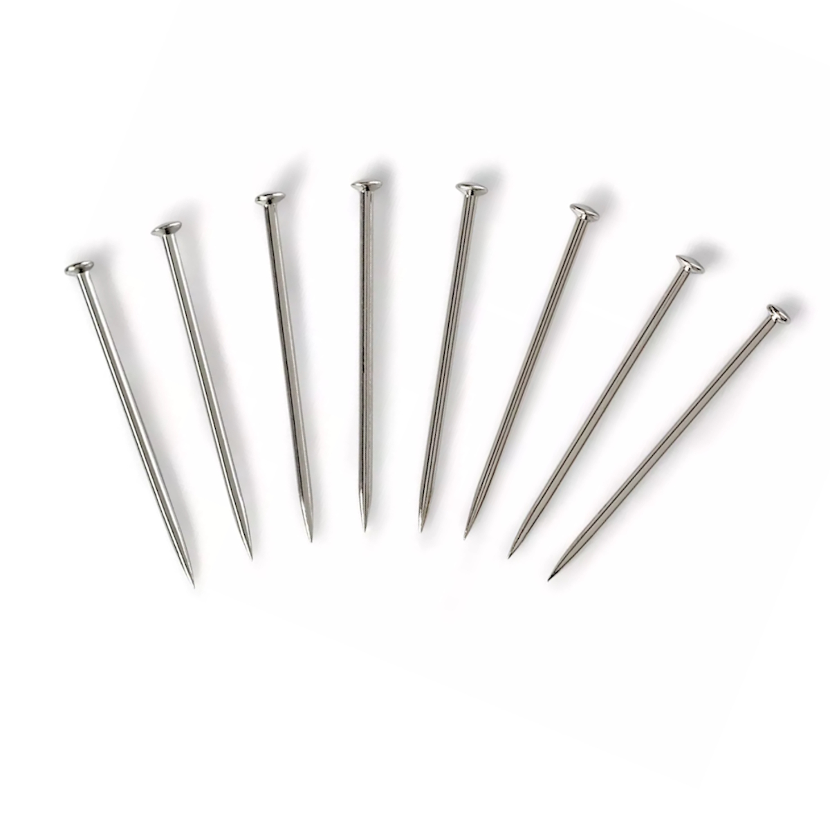 Eisen-Stecknadeln, 16 mm lang x 0,65 mm, 50 g (021215), VE 1 Paket(e), UV  10