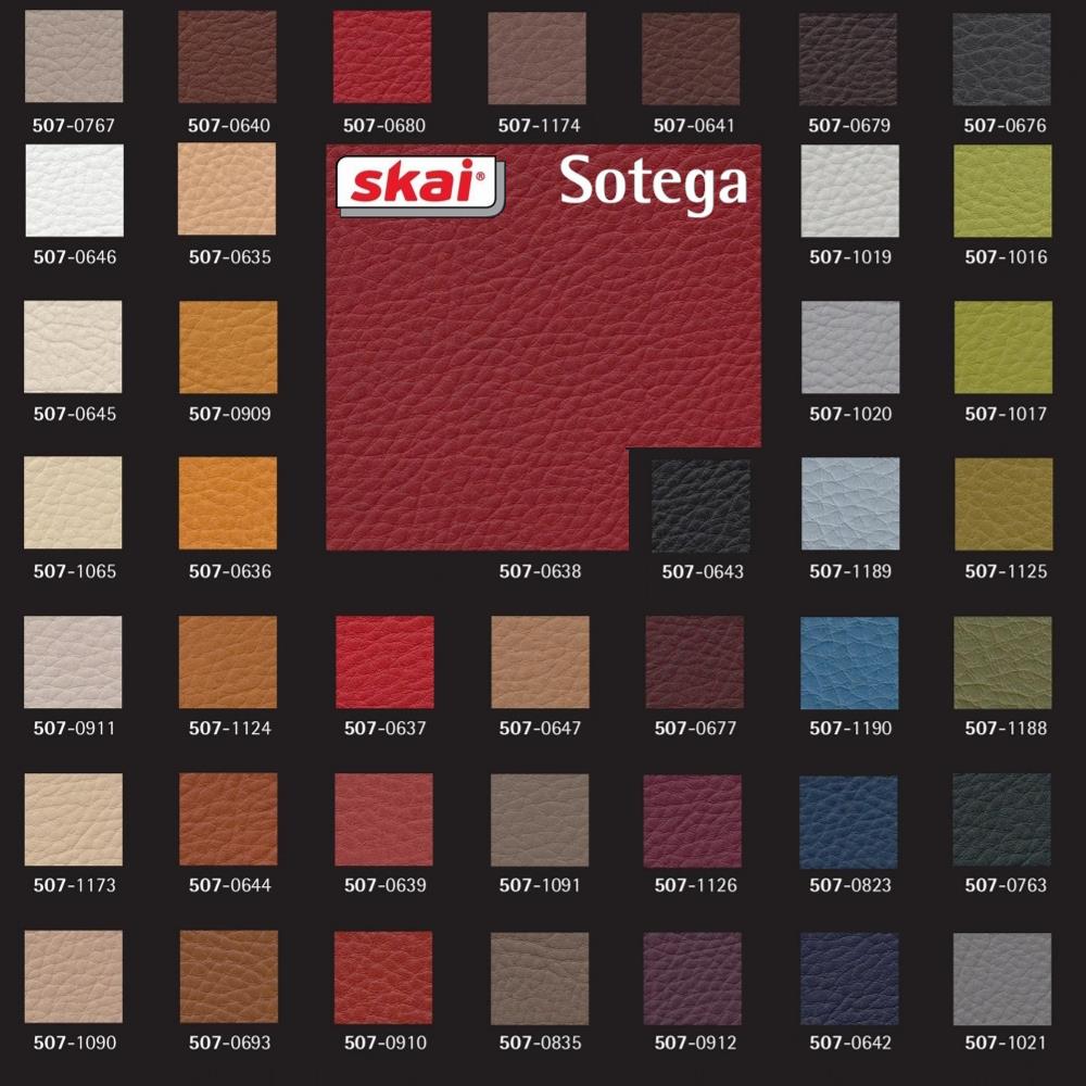 SKAI Sotega 1,5m breit, Kunstleder, VE lfm, UV Rolle 30m, diverse Farben