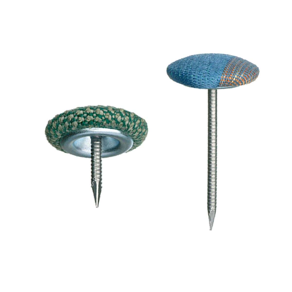 Astor-Knopfunterteil 28 (UT PR E H) 17 mm Nagel, geriffelter Polsternagel, metall, 1000 Stück, 6423828
