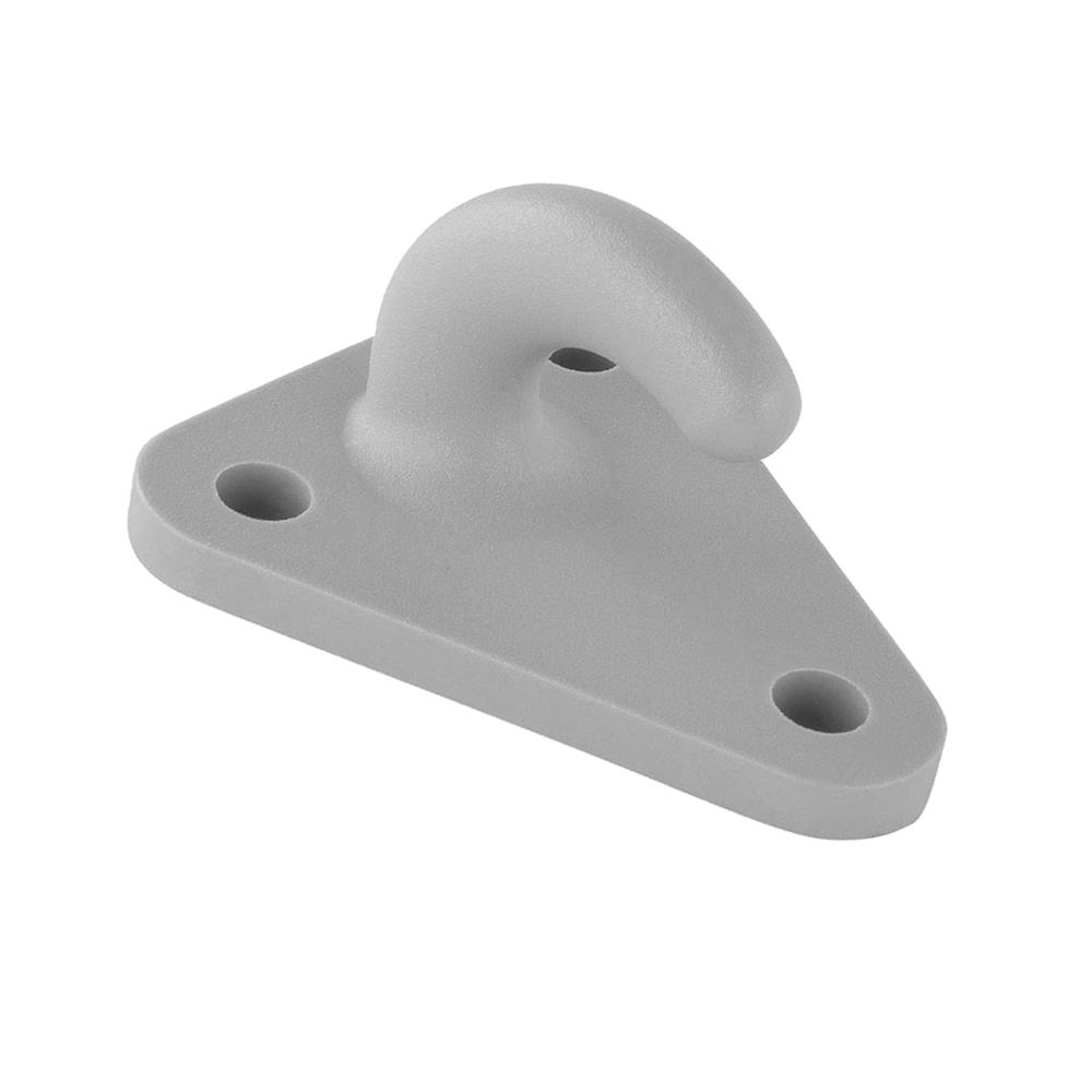 Planenhaken Dreiloch offen, Kunststoff, grau, Länge 44mm, Breite 38mm, VE 100 Stück Planenhaken Dreiloch offen, Kunststoff, grau, Länge 44mm, Breite 38mm, VE 100 Stück
