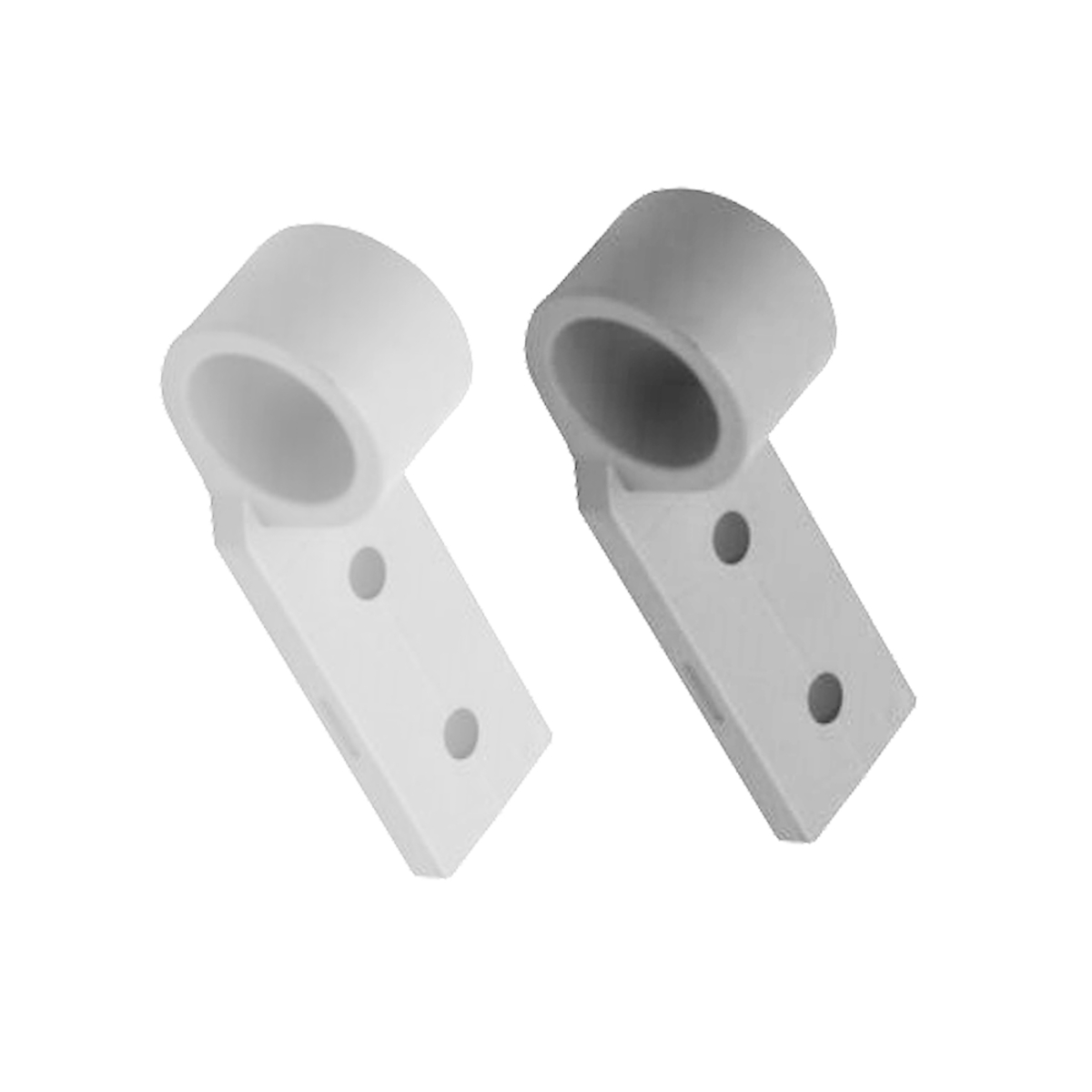 Planenhaken Kunststoff, geschlossen, Länge 62mm, Breite 20mm, grau, zweiloch, VE 100 Stück