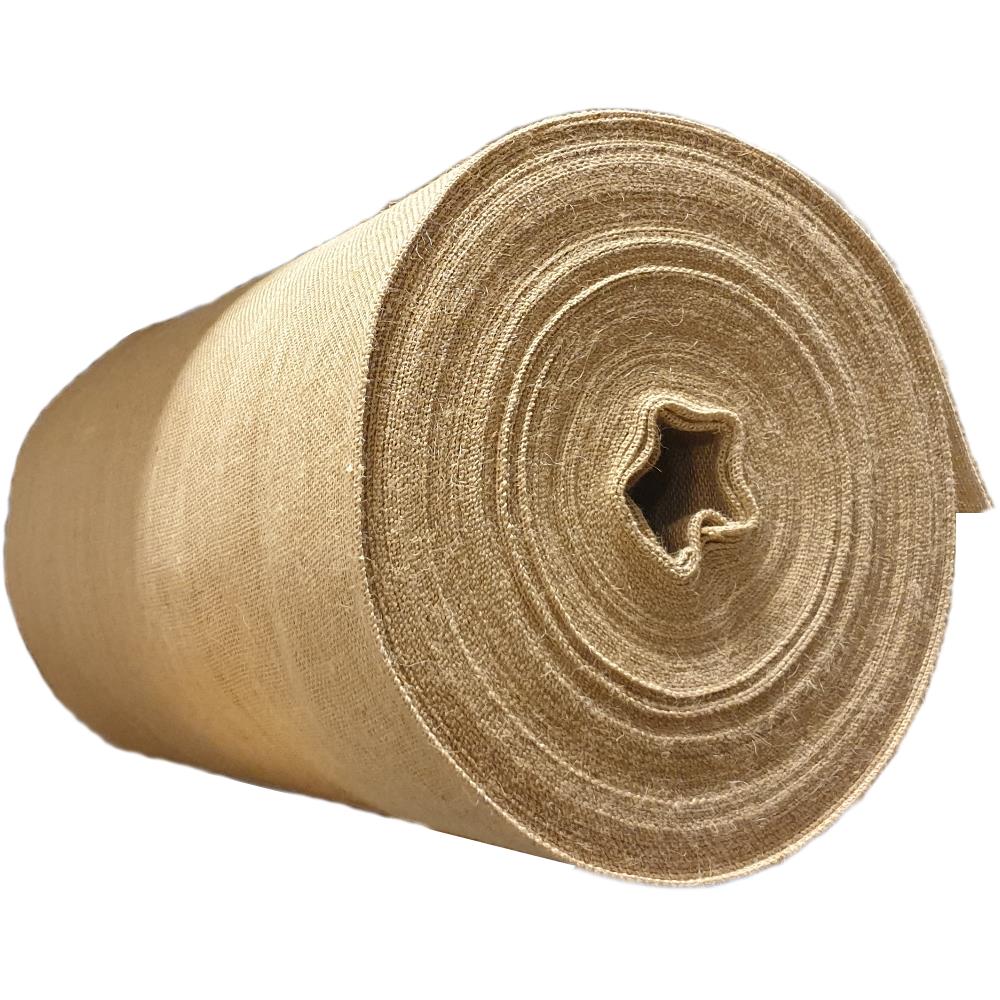Jute H 420 g/m2, Federleinen auf Rolle, 120 cm breit, 50 m, lfm ab 5m Jute H 420 g/m2, Federleinen auf Rolle, 120 cm breit, 50 m, lfm ab 5m