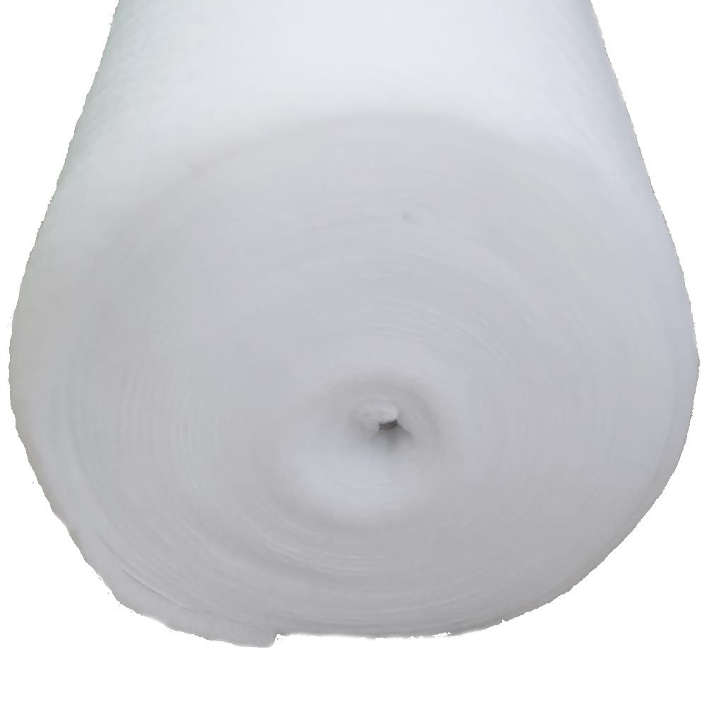 Polyesterwatte N soft 200 g/qm, 140 cm, Diolenwatte, VE Rolle 18m, weich für Matratzen