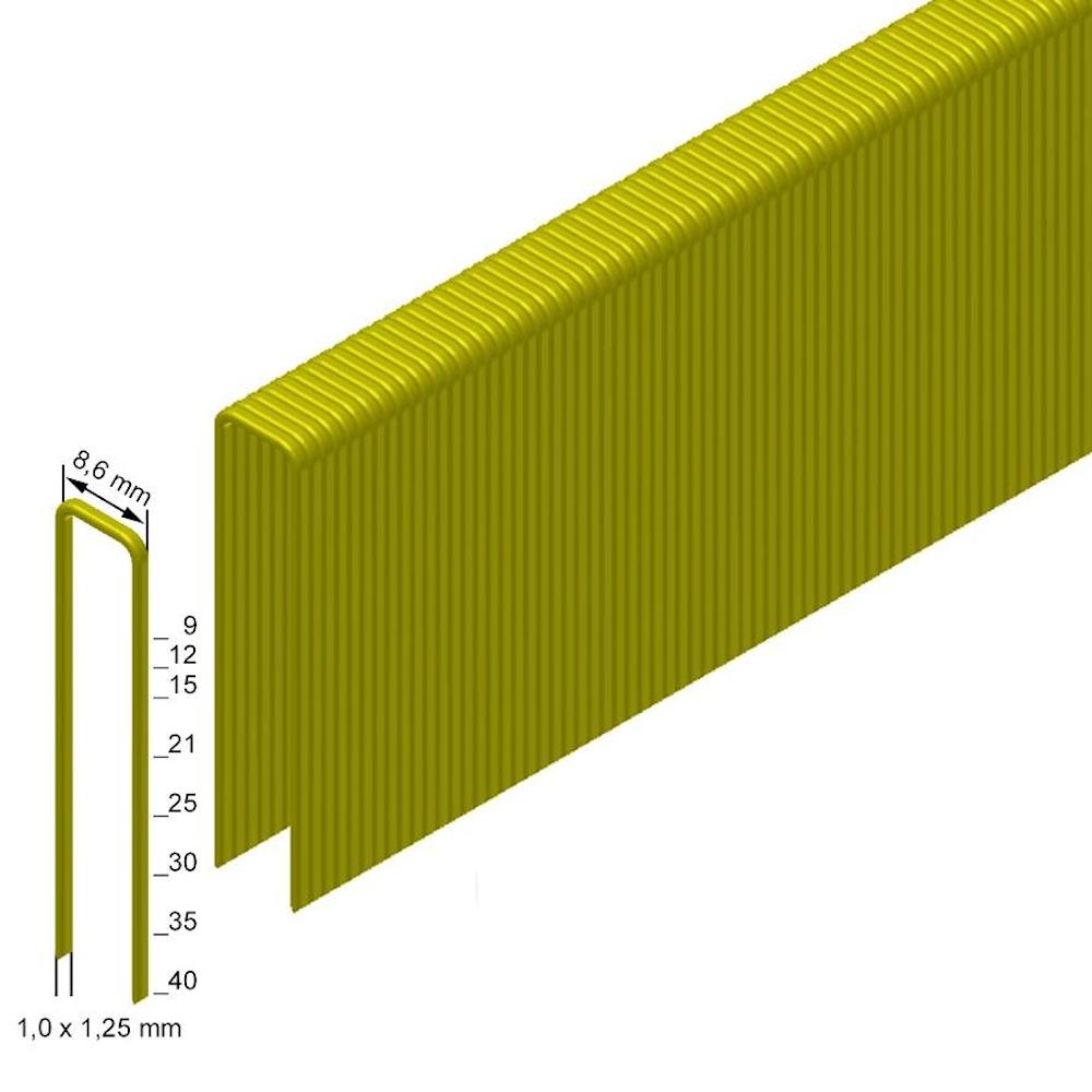 Prebena Heftklammern Typ H, CNKHA -verzinkt,geharzt, VE 3,1 mill Prebena Heftklammern Typ H, CNKHA -verzinkt,geharzt, VE 3,1 mill