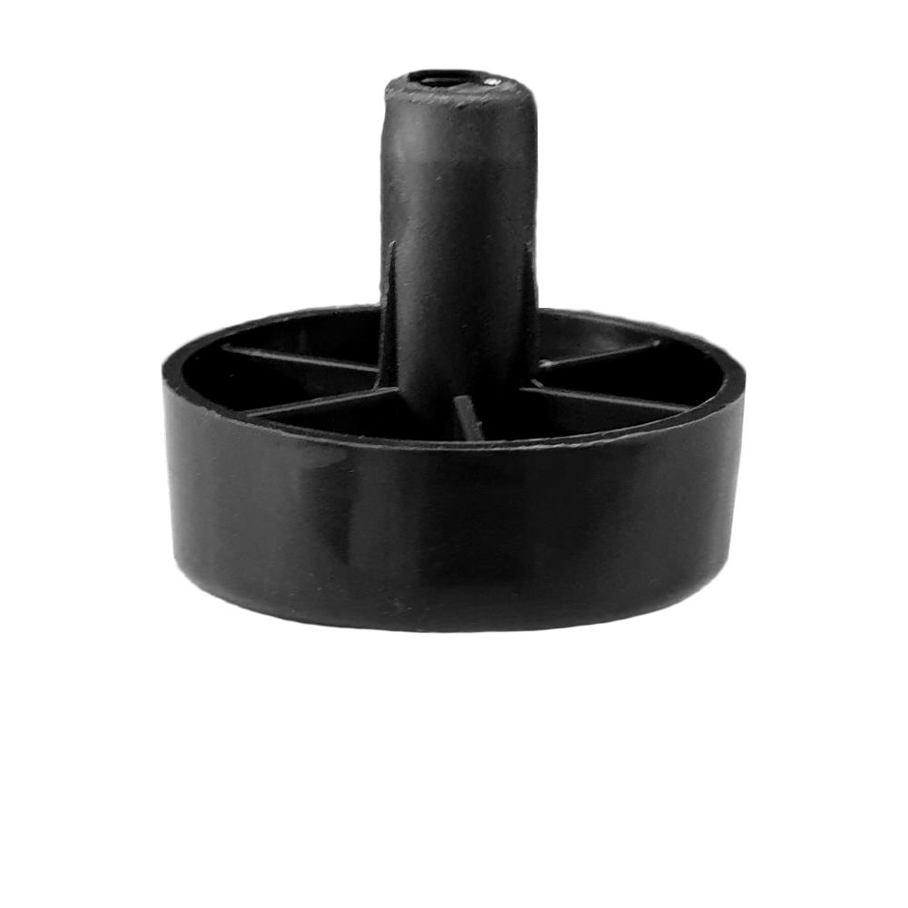 Bodengleiter mit Pin, Höhe 20 mm, D 55 mm, Pin für 13mm Bohrung, Gleitfüße, VE 1 Stück, UV 20