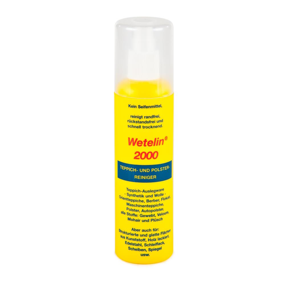 Wetelin 2000 Sprühflasche, 250 ml, VE 1 Stück, UV 30 Stück, Polster- und Teppichreiniger