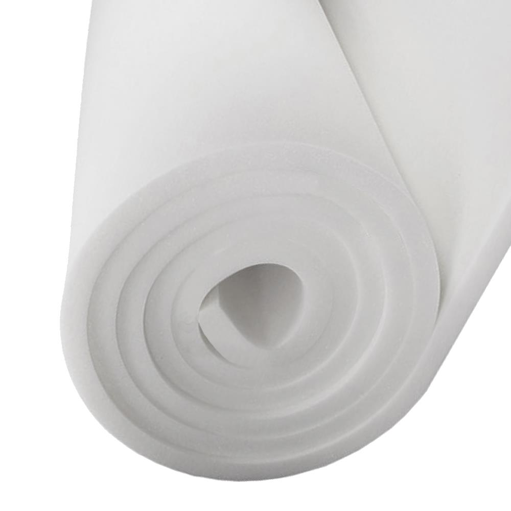 Schaumstoff P35/50, 10 mm (weiß) Rolle 10 m x 130 cm x 1 cm