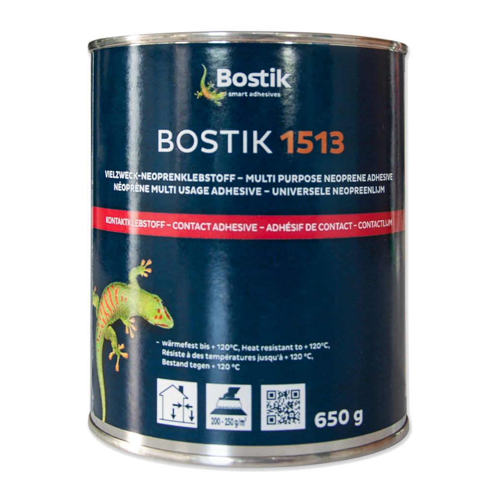 Kleber Bostik 1513, 650 g, Neopren Kontaktkleber, UV 12 Dosen