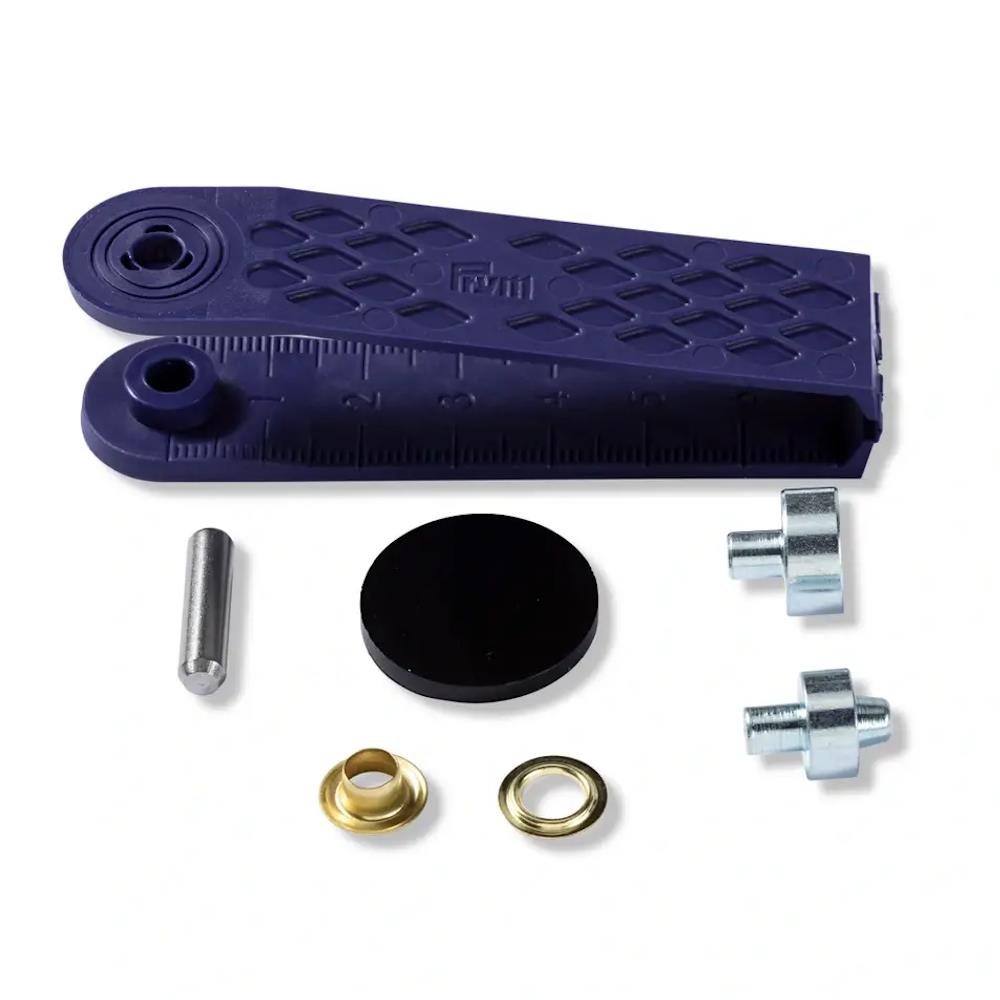 Ösen 4 mm Messing (542408), im Set mit Werkzeug, VE 50 Ösen