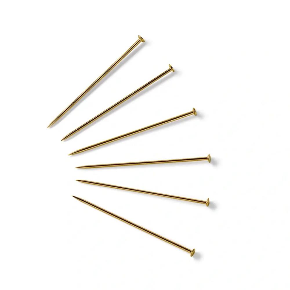 Messing-Stecknadeln Nr.506, 14 mm lang x 0,6 mm, 500g (011 201), VE 1 Karton