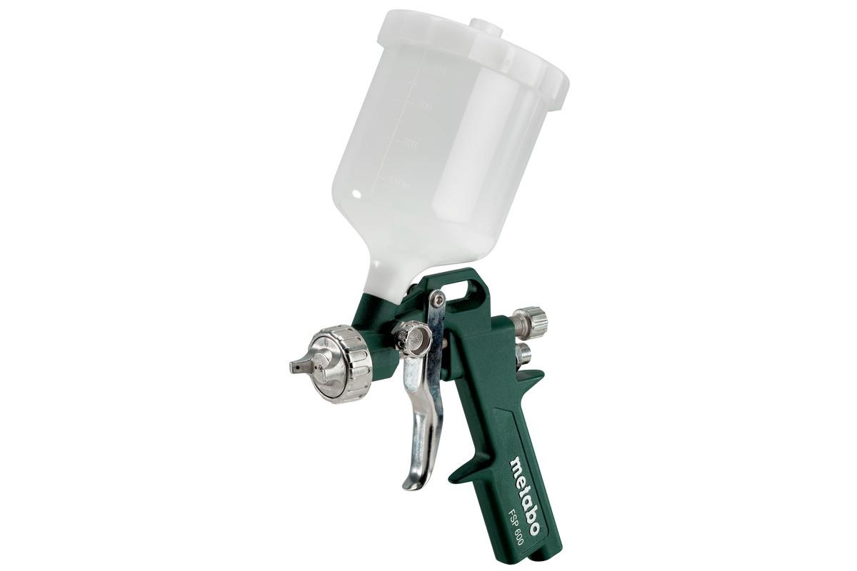 Metabo Spritzpistole, Topf oben mit 1,5mm Düse (FSP 600), Druckluft, Fließbecherpistole