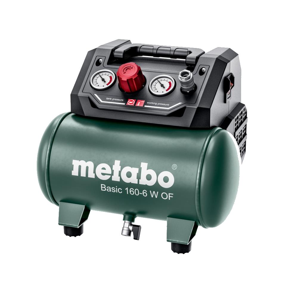 Metabo Kompressor BASIC 160-6 W OF, 160 l/Min, 6 Liter Kessel, 8 bar