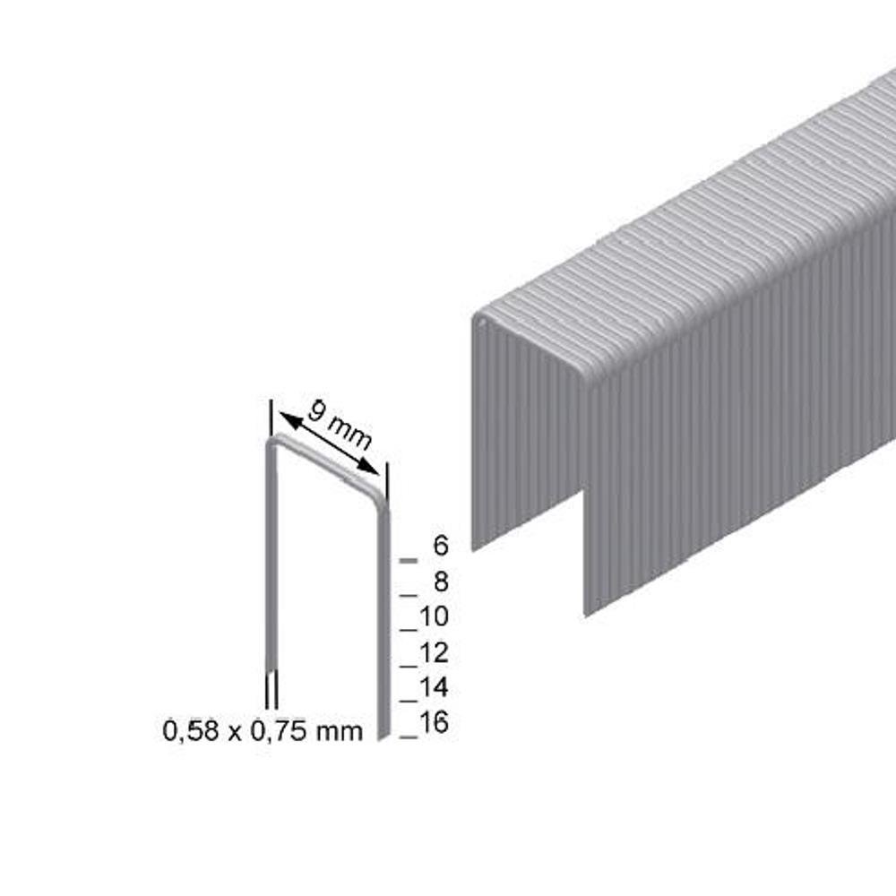 Prebena Heftklammern Typ V 71/, CNK - verzinkter Stahl, VE 17,54 mill Prebena Heftklammern Typ V 71/, CNK - verzinkter Stahl, VE 17,54 mill