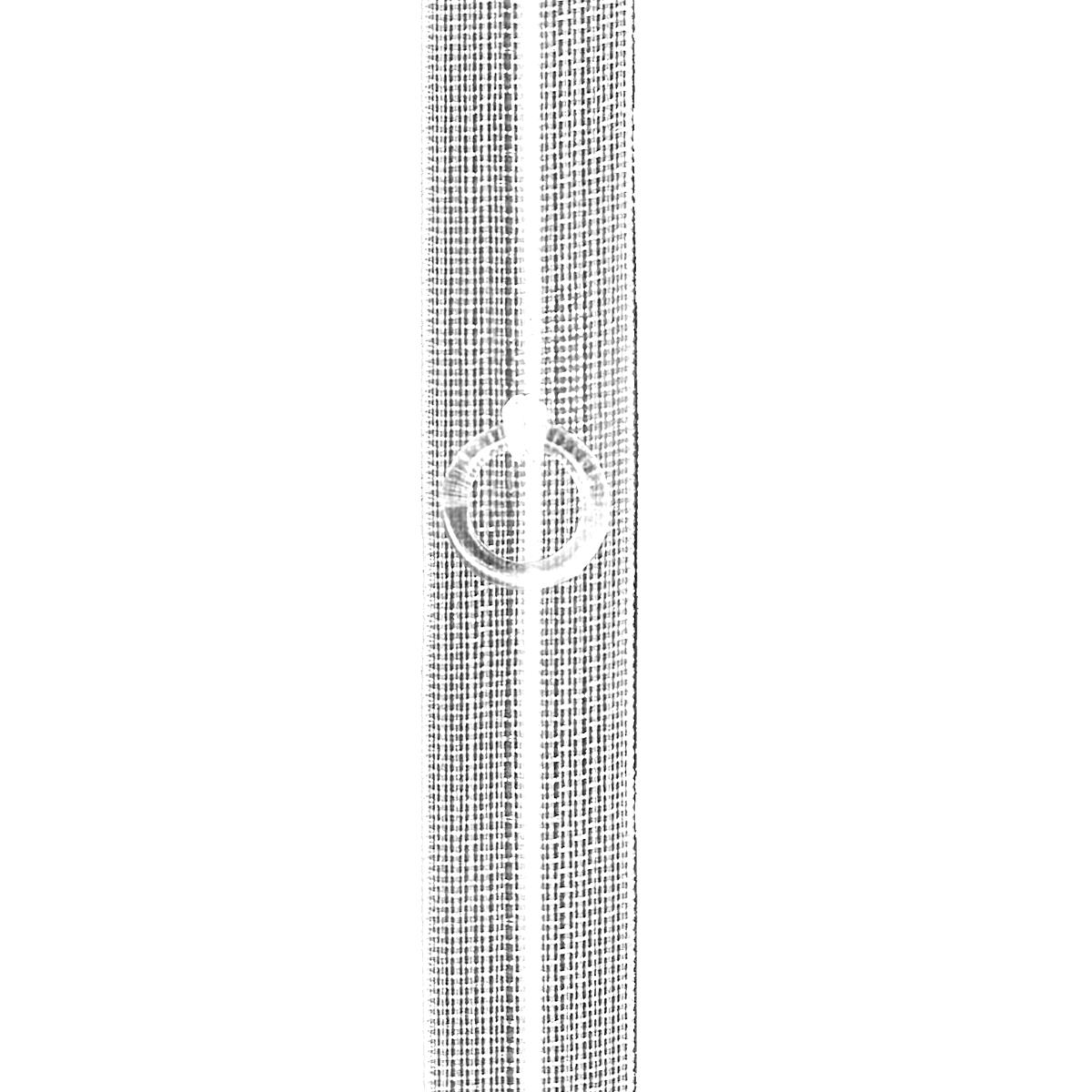 Raffrolloband 16mm mit Ringen, 6298 transparent, Ringband, VE 1 lfm, UV 200 m