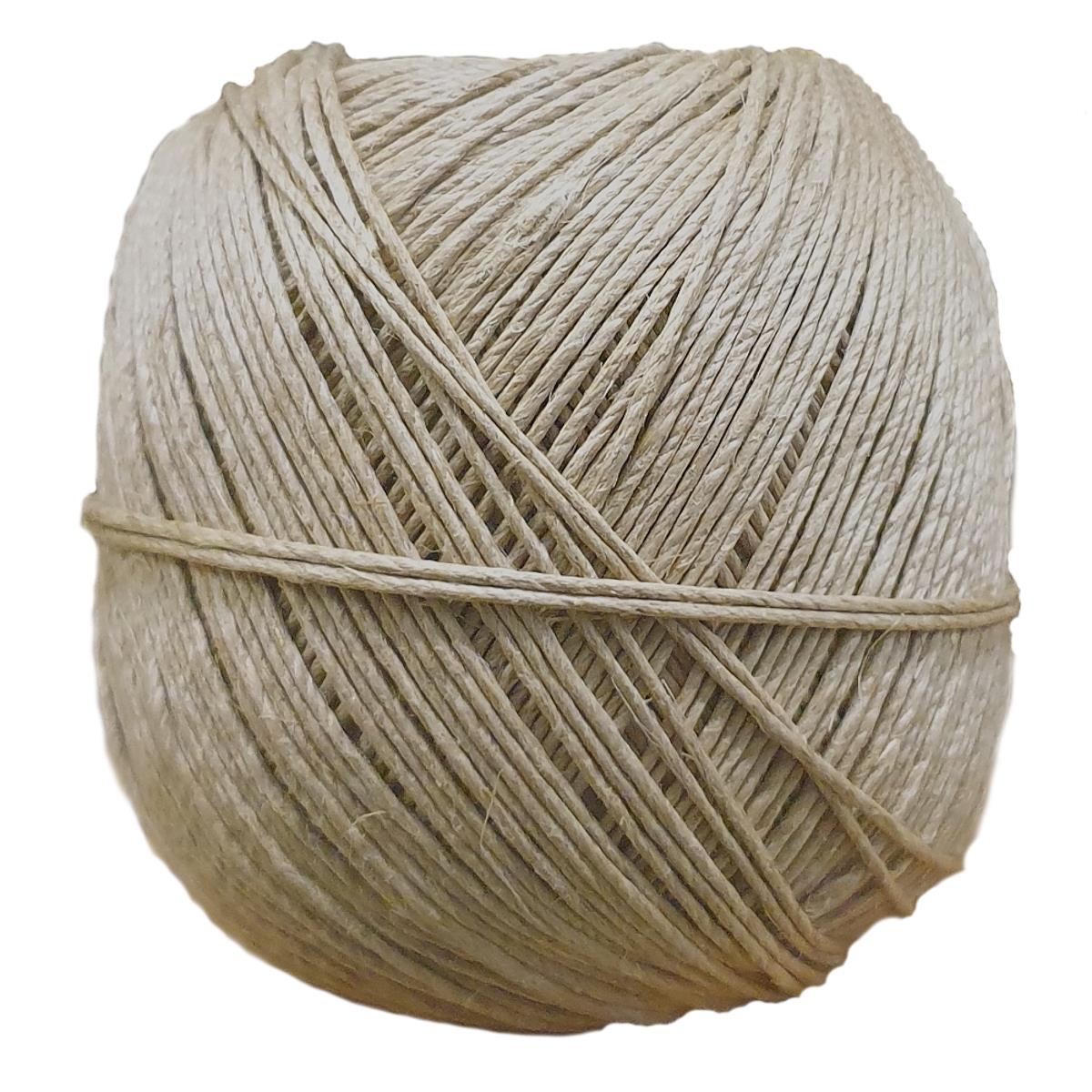 Aufnähfaden 2-fach/1,25 LH, 200g je Knäuel, natur, VE 1 Knäuel, UV 6 Stück