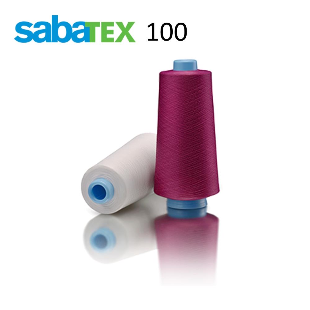 SabaTex 100, Bauschgarn, 5.000 m (Tex 35), weiß (1000), VE 1 Rolle(n), UV 5 Rollen