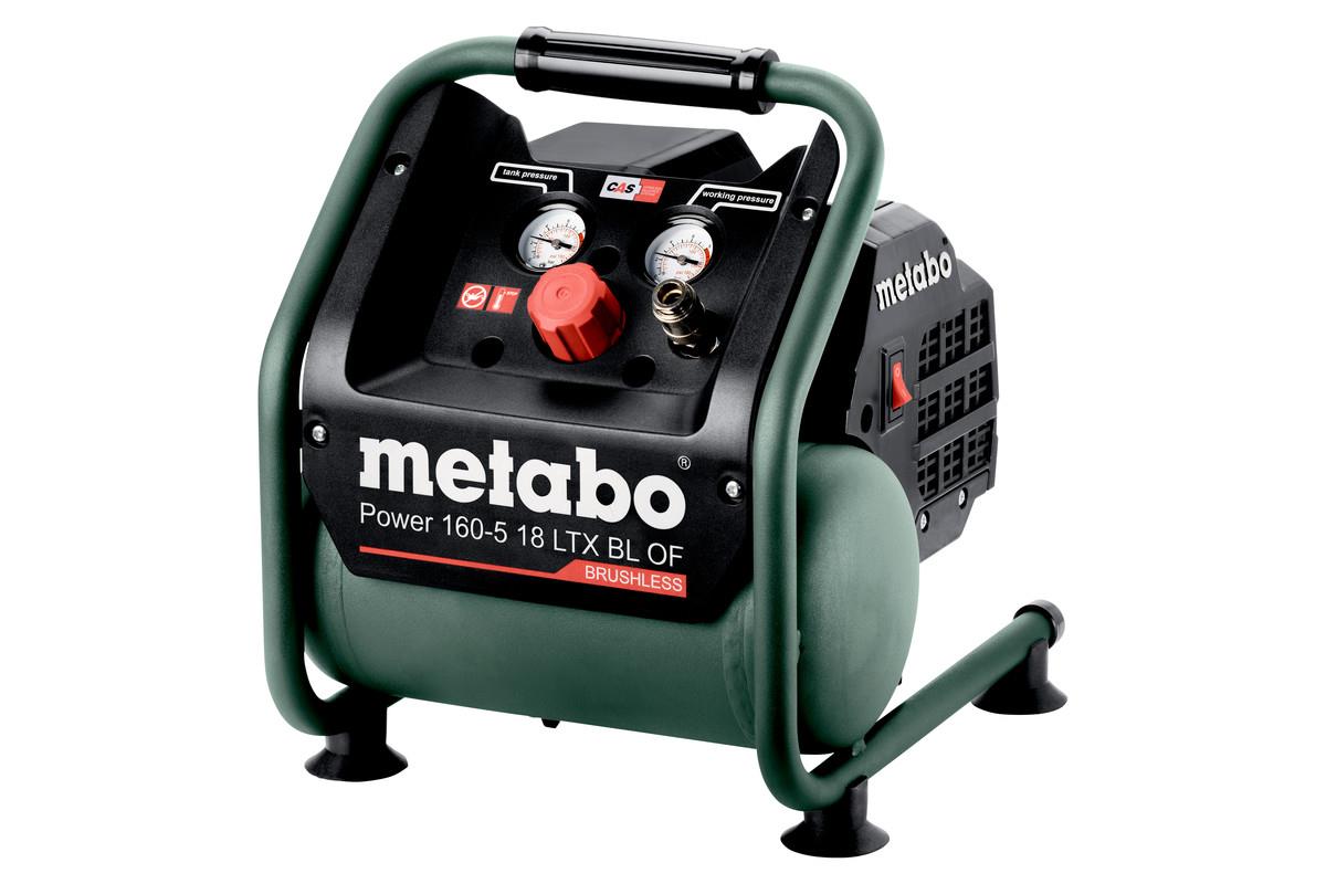 Metabo Akku-Kompressor für mobiles Arbeiten, POWER 160-5 18 LTX BL OF