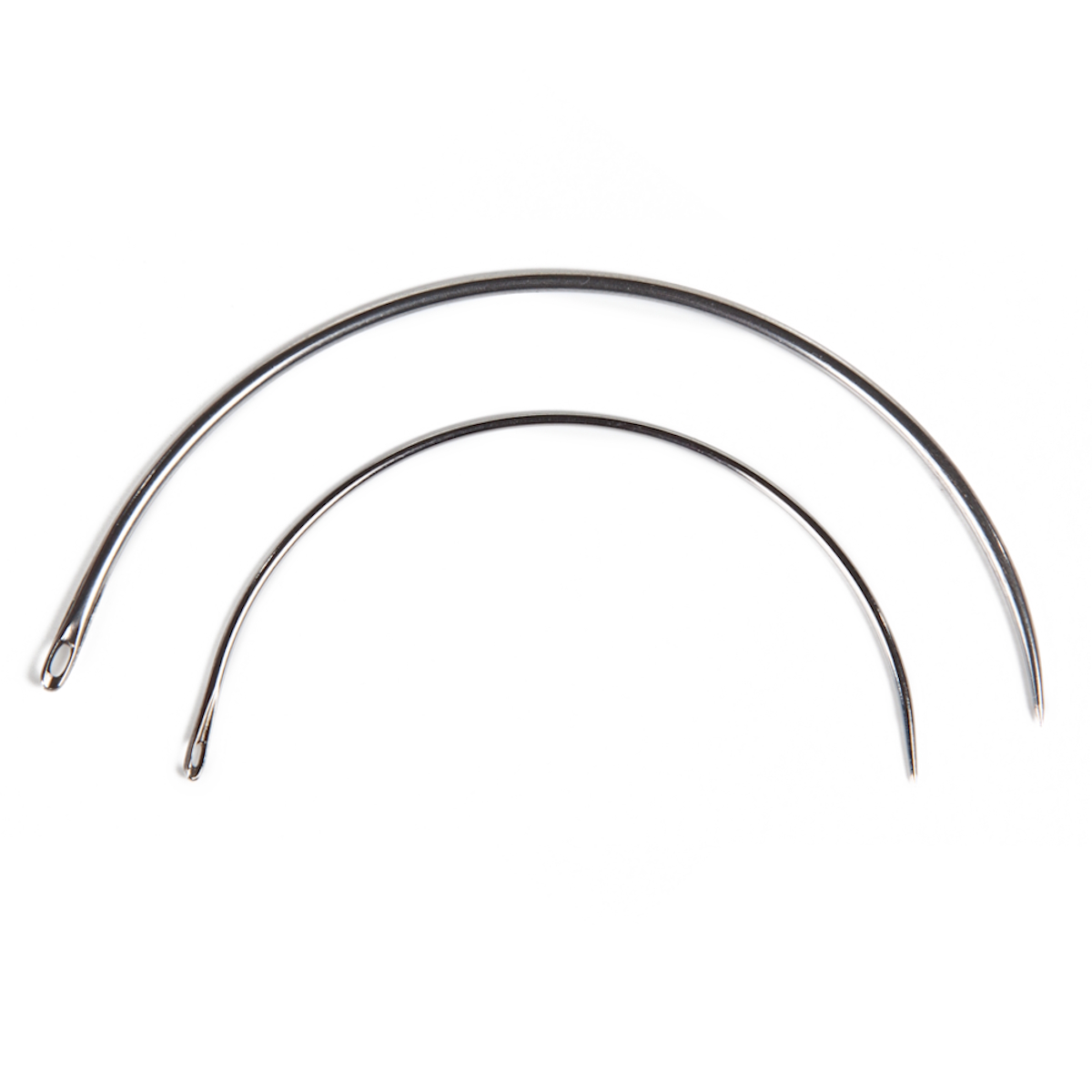 Polsternadel, gebogen (Typ 741), extra fein, 75 mm (741-3), VE 1 Stück, UV Brief 12 Stück