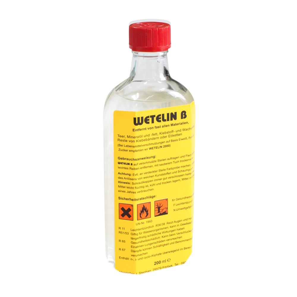 Wetelin B Textilreiniger, 200 ml, VE 1 Stück, UV 20 Stück