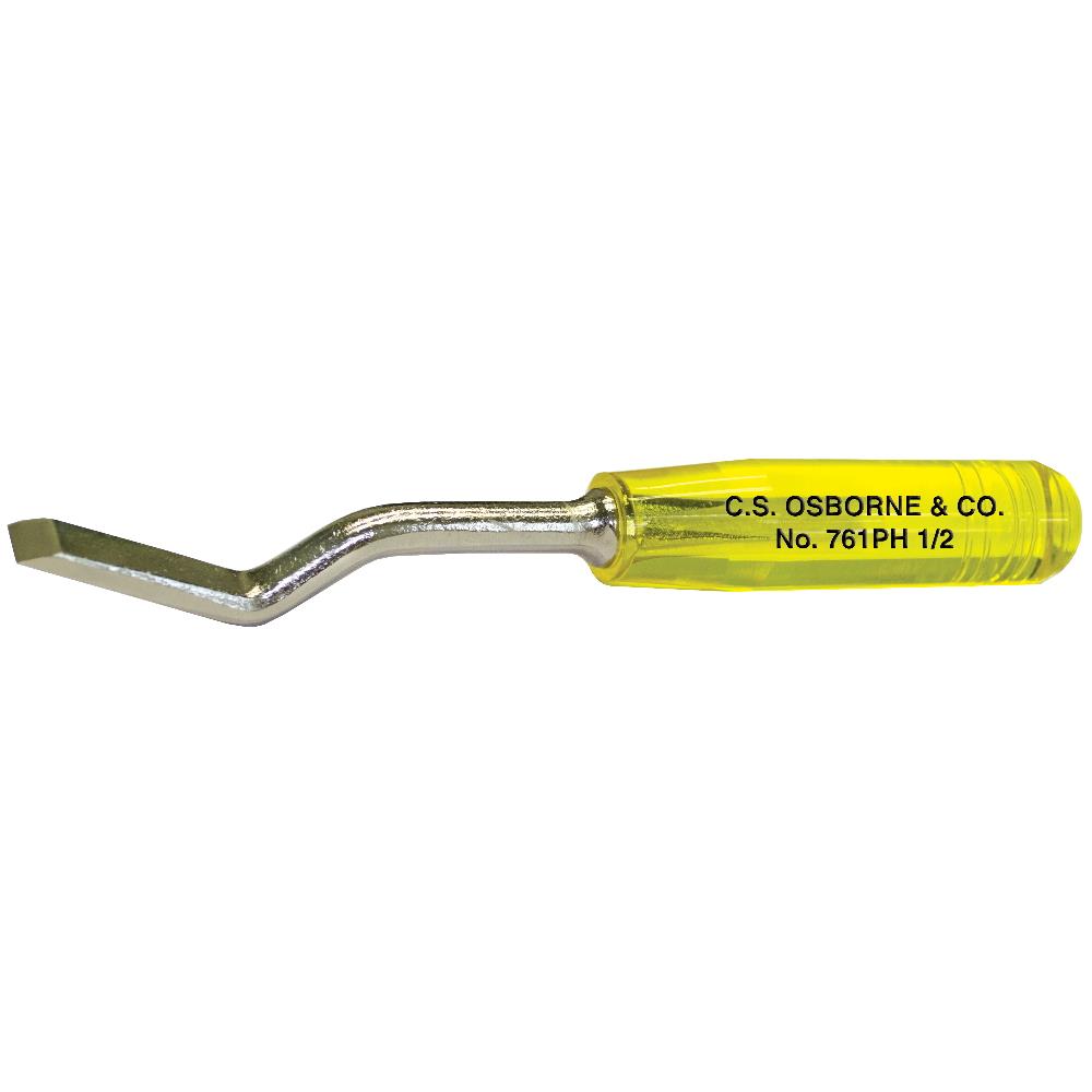 Losschlageisen, gelber Plastikgriff, ca. 23,5 cm lang (Osborne 761PH 1/2)
