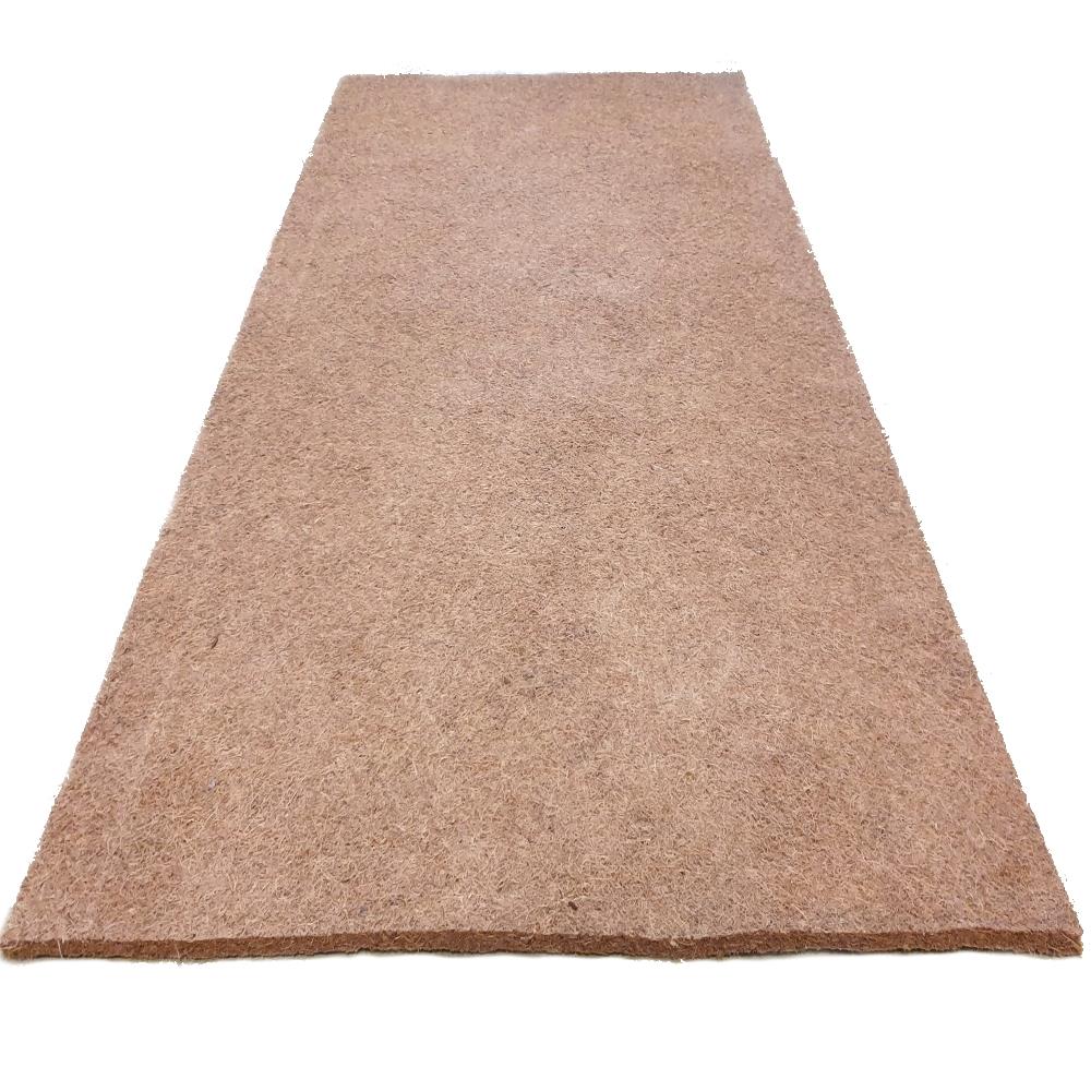 Kokosmatte Platte 1.300g/m2, 145cm x 70cm, vernadelt, beidseitig latexiert mit Kantung, VE 1 Platte