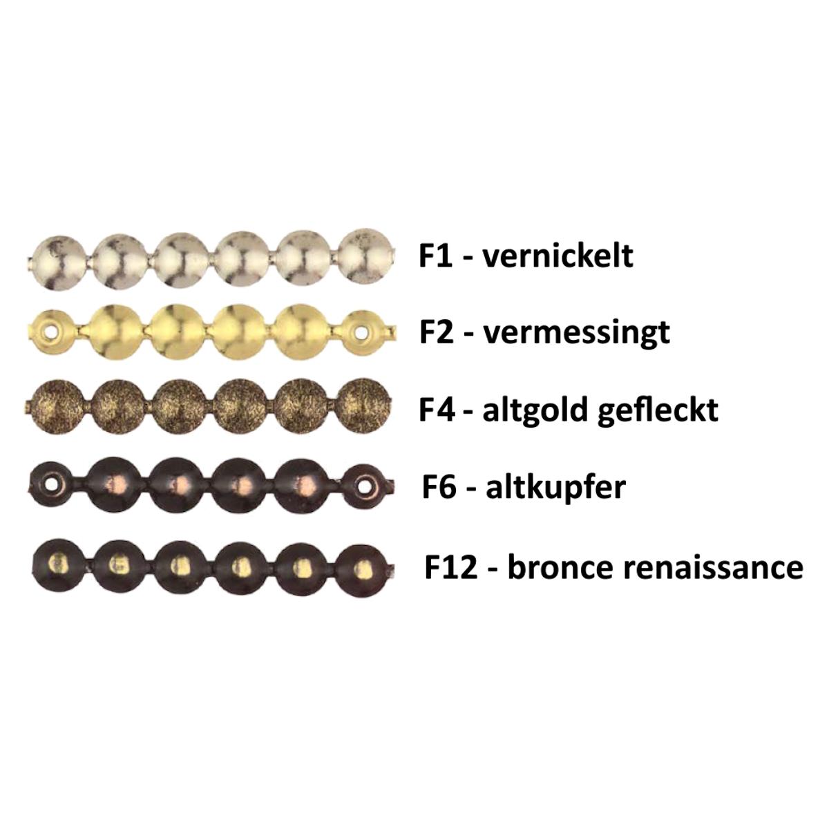 Ziernagelstreifen 1m, 100 1/3, 20 Nägel/Streifen, diverse Farben, VE 1 Streifen