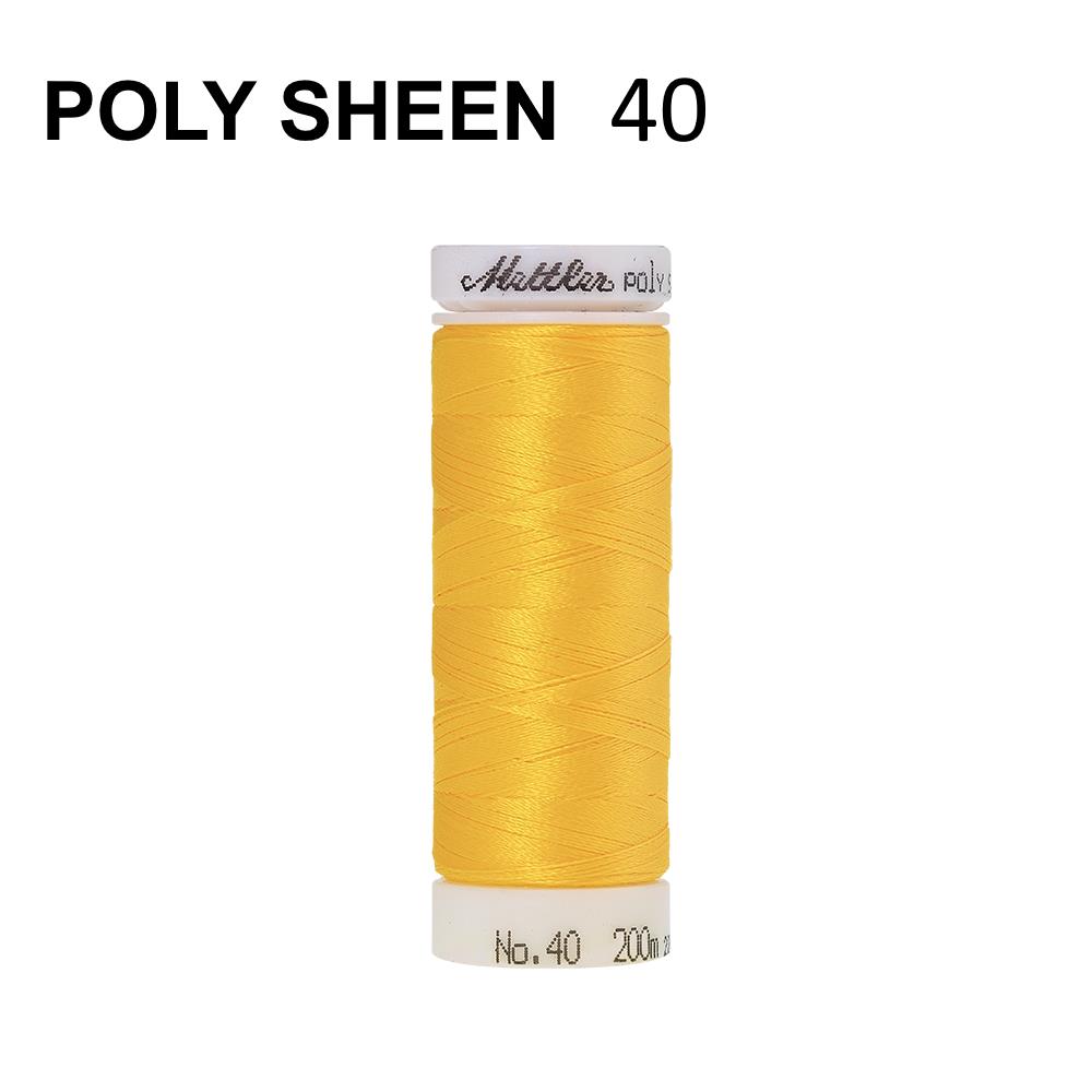 Poly Sheen (Isacord) 40, 200m (Tex 27), VE Karton mit 5 Rollen, Stickgarn