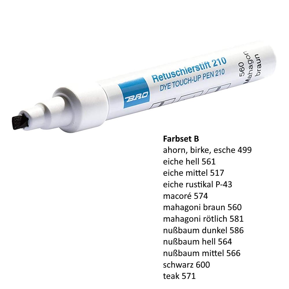 BAO-Retuschierstift 210 Set B, 12 Stifte