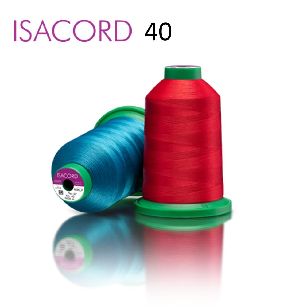 Isacord 40, 5.000m (Tex 27), VE 1 Rolle(n), UV 6, Stickgarn