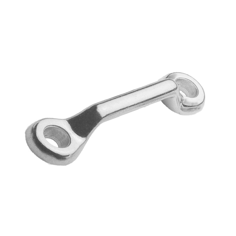 Lakaikrampe, gestanzt, vernickelt, Höhe 12 mm, VE 100 Stück