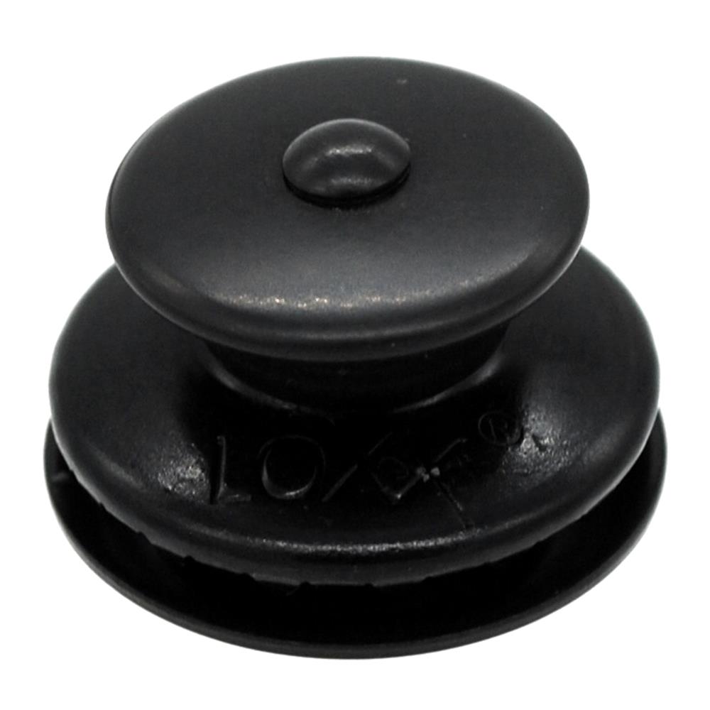 LOXX Oberteil, großer Kopf, Standard, Messing schwarz chrom, VE 1 Stück, UV 50 Stück