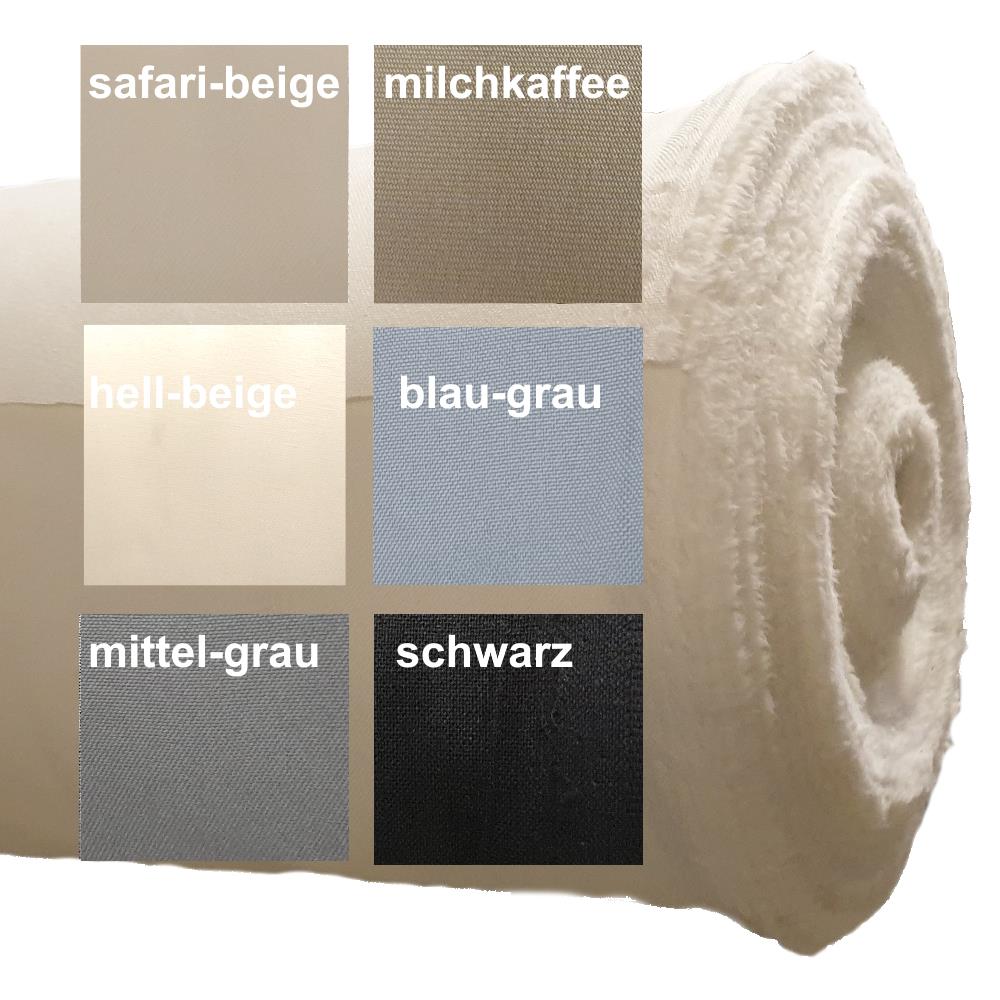 Poly-Spannstoff, 160g/qm, 150 cm, diverse Farben, VE ab 5 lfm, Rolle 50m
