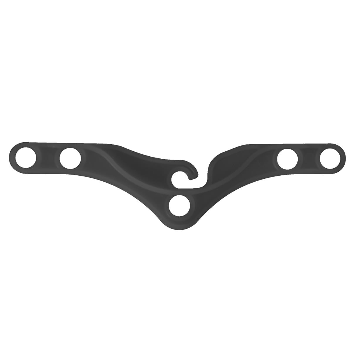 Endhaken für Wellenband, weiß, 14167 schwarz, VE 1 Paket(e), Inhalt 10 Stück