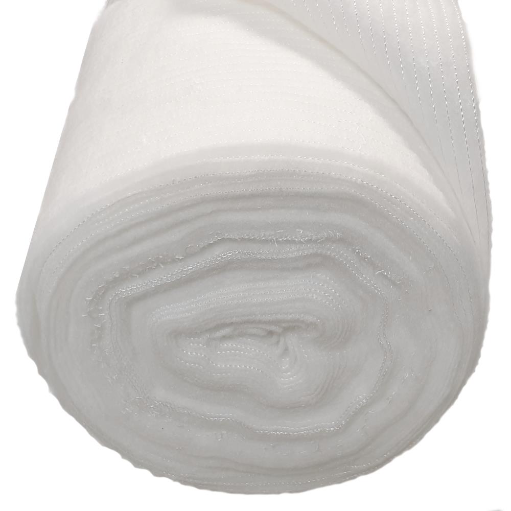 Marena-Watte 130 g/m2, weiß, gesteppt, 205 cm breit, ab lfm 1m, Rolle 50m