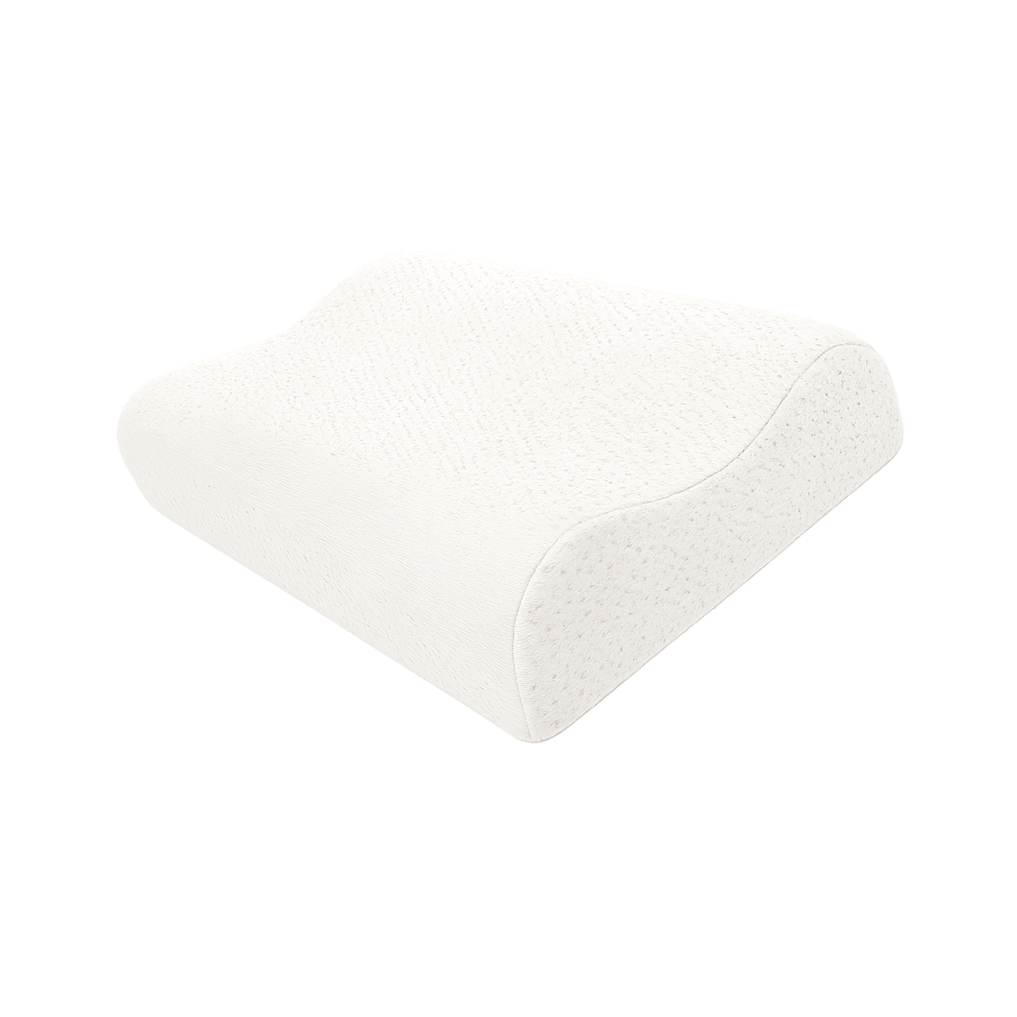 Leblang Nackenstützkissen, Schaumstoff, höhenverstellbar 65x32cm, Höhe 12cm, mit waschbarem Bezug, Kopfkissen