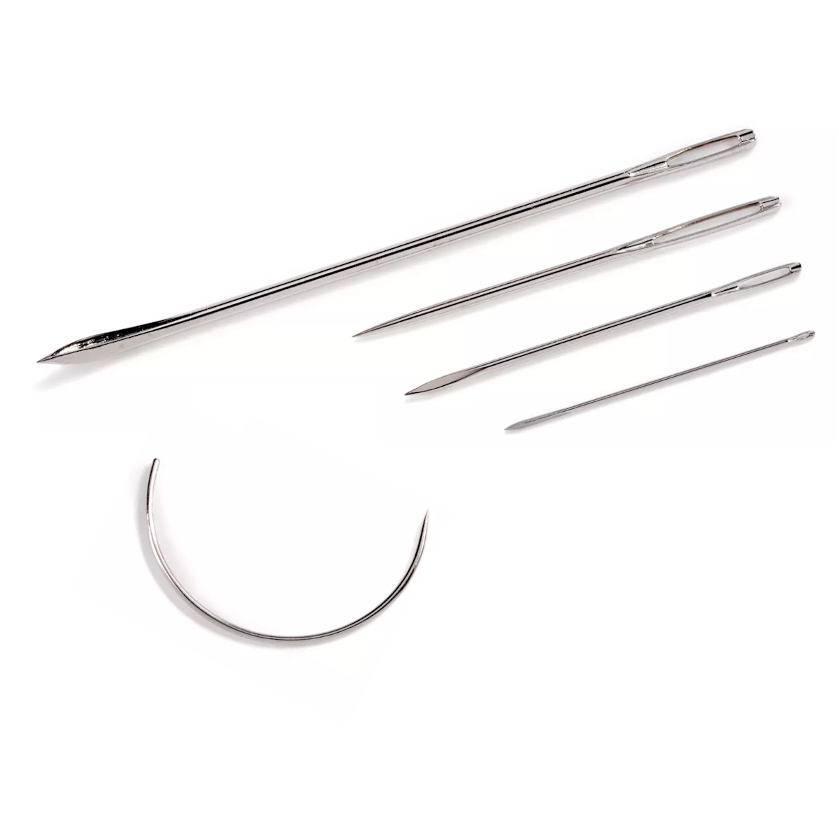Handwerkernadeln, 5 Stück, Set (131107), Handnähnadeln, VE 5 Nadeln