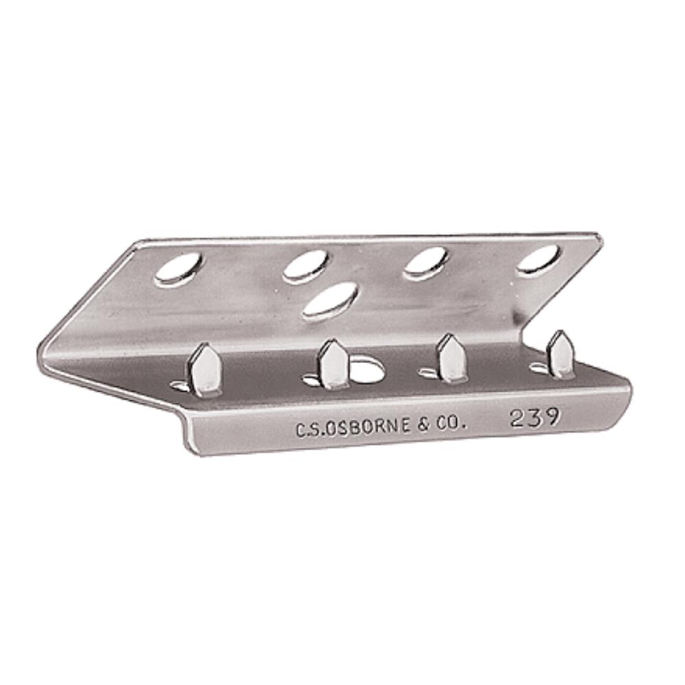 Metallklammern 5 cm Osborne 239-S, VE 1 Stück, UV 250 Stück, für Gummi-/Jutegurtbefestigung Metallklammern 5 cm Osborne 239-S, VE 1 Stück, UV 250 Stück, für Gummi-/Jutegurtbefestigung
