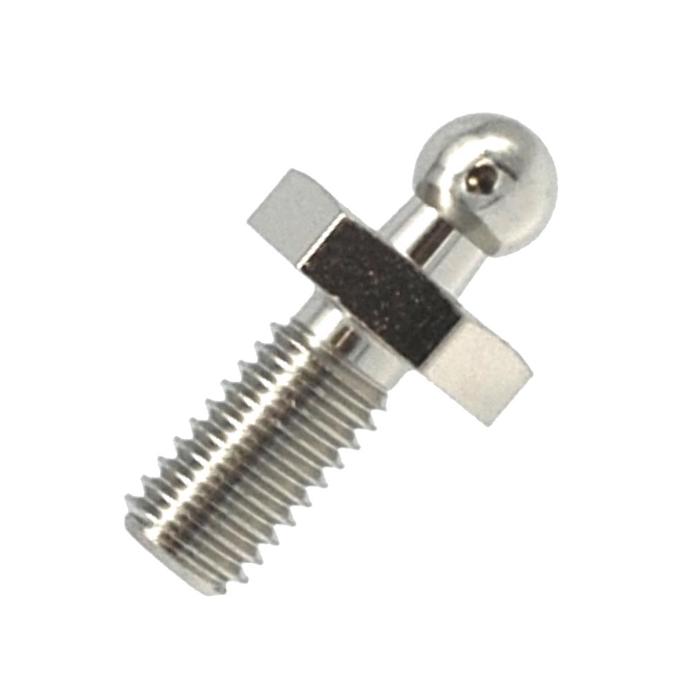 LOXX Unterteil, Gewindeschraube M5x10mm, Messing vernickelt, VE 1 Stück, UV 100 Stück