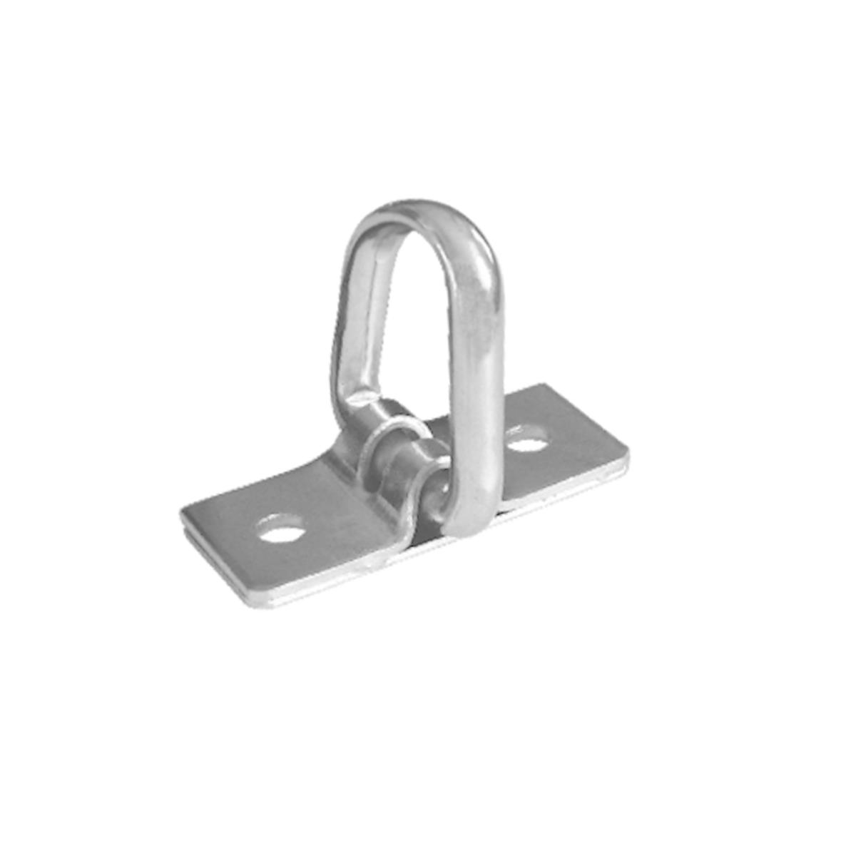 Bügelkrampe, quer klappbar, Länge 45mm, Breite 21mm, verschiedene Ausführungen