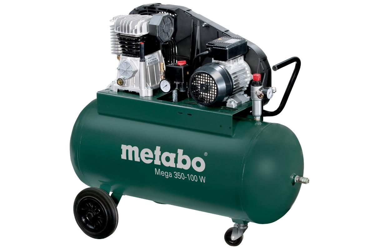 Metabo Kompressor MEGA 350-100 W, 350 l/min, 90 Liter, 10 bar