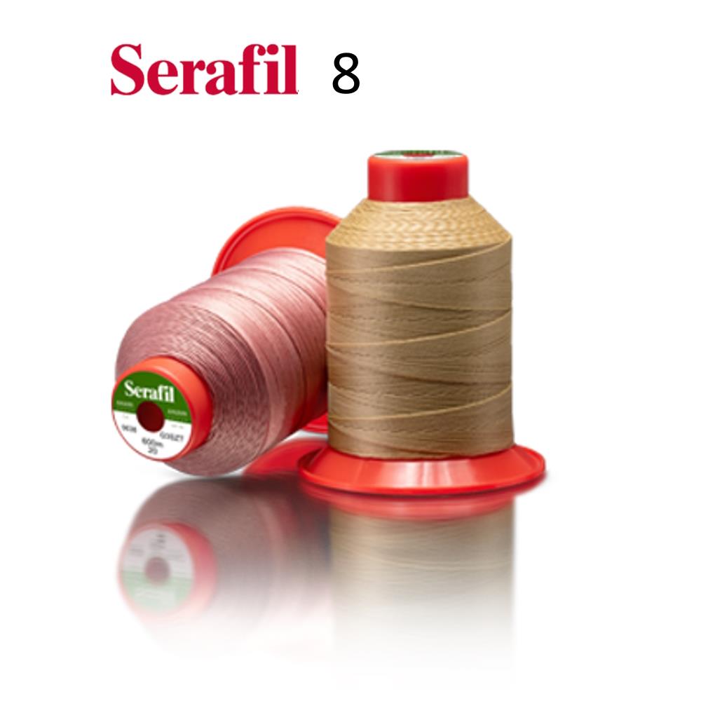Serafil 8, 850m (Tex 350), weiß (1000), VE 1 Rolle(n), UV 5 Rollen