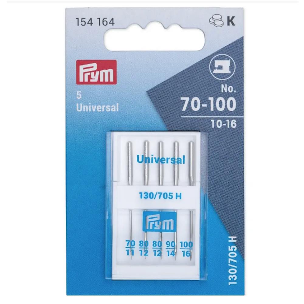 Prym Nähmaschinennadeln 130/705 Standard, Stärken 70-100 (154164), VE 5 Sets