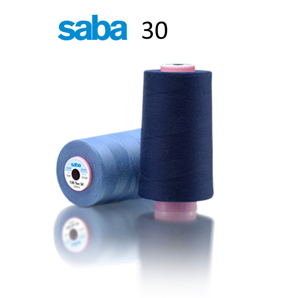 Saba 30, 3.000 m (Tex 105), rohweiß (3000), VE 1 Rolle(n), UV 5 Rollen