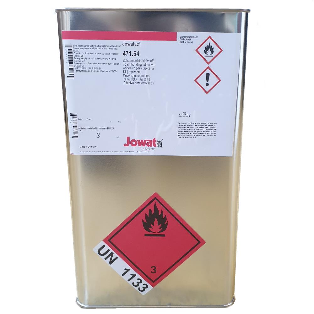 Jowat Polsterkleber 471.54, rot, 9 kg Kanister, spritzbar, einseitig verarbeitbar