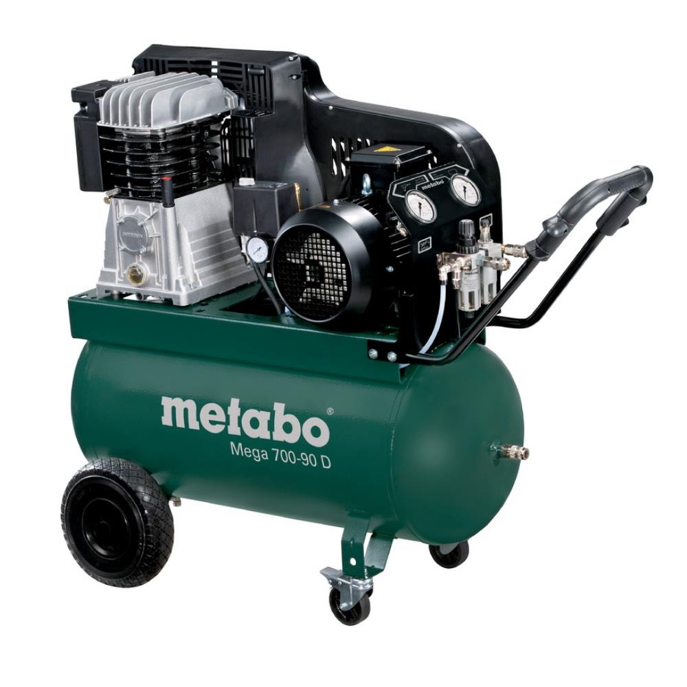 Metabo Kompressor MEGA 700-90 D Kompressor 400V, 650 l/min, 90 l, 11 bar