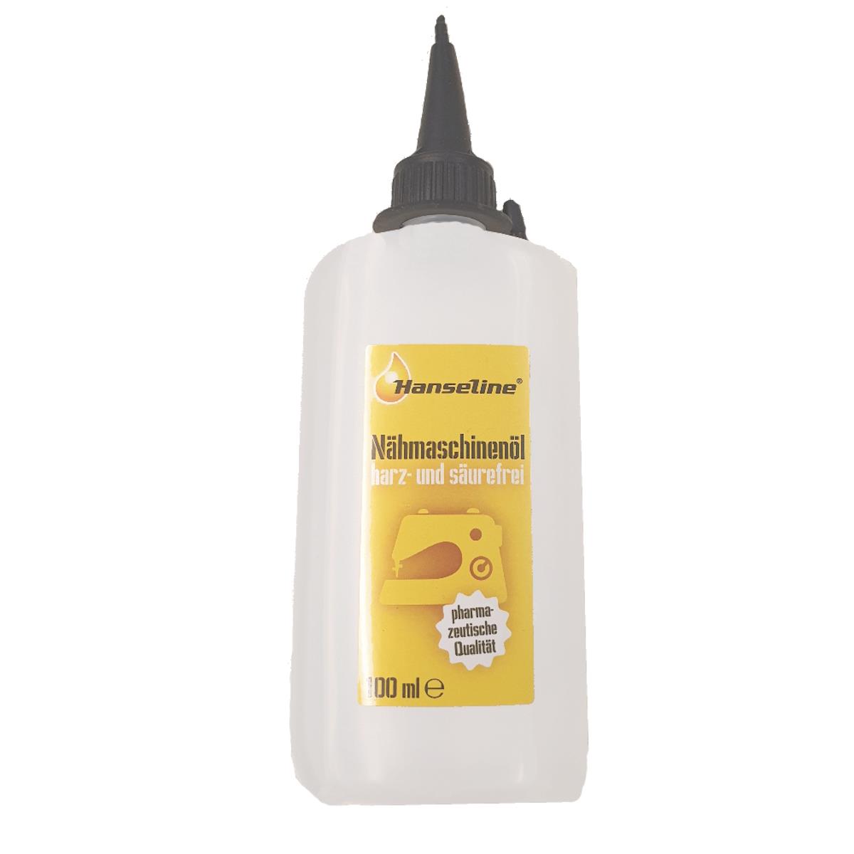 Hanseline Nähmaschinenöl 100 ml, Viskosität 24