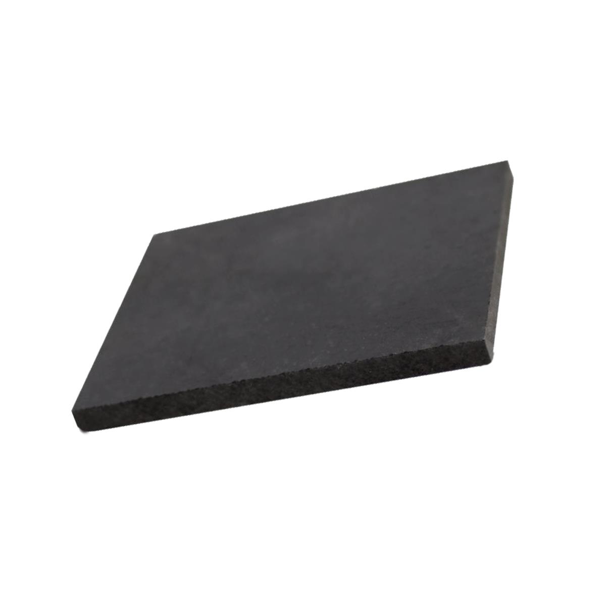 Astor Hartgummiplatte A 100 Stanzplatte Nr. 2 zum Stanzen, anthrazit, VE 1 Stück, 110 x 130 mm